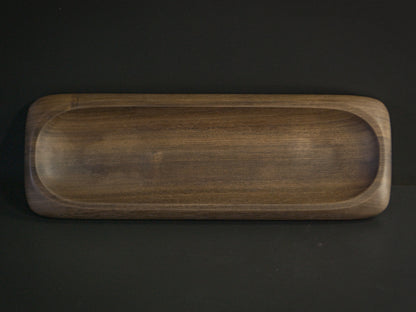 top view of wooden nibble board
