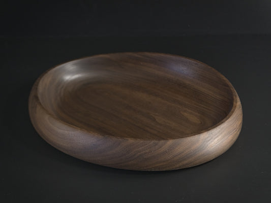 Large single wooden tray main view