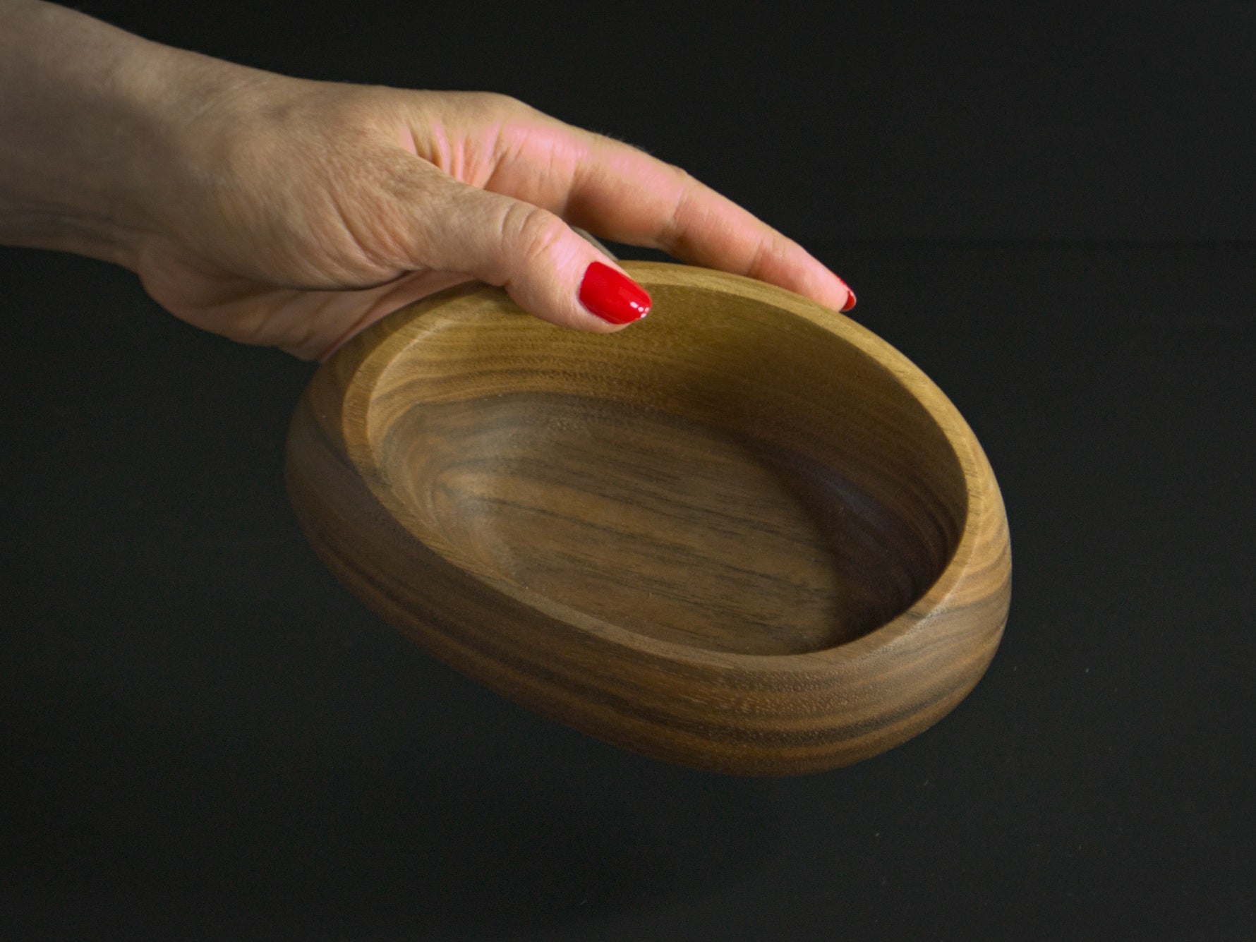 Small single bowl and hand